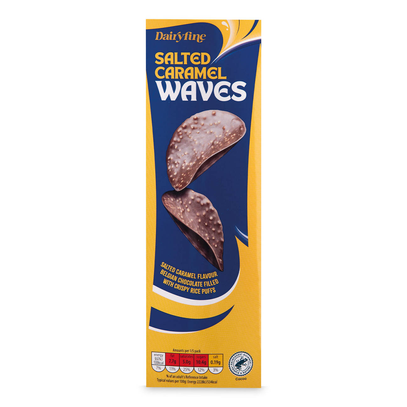 Mint Flavour Belgian Chocolate Waves ALDI UK